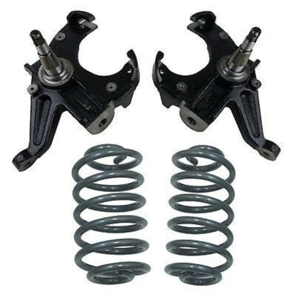 slamrite 2.5" Drop Spindles & 3" Coils Fits 1963-70 C10 w/Disc Brakes