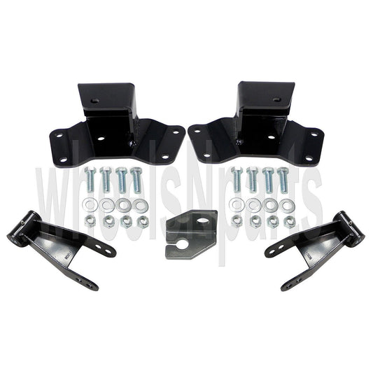 slamrite 4" Drop Rear Shackles & Hangers Kit For 1988-98 Silverado 1500 2wd